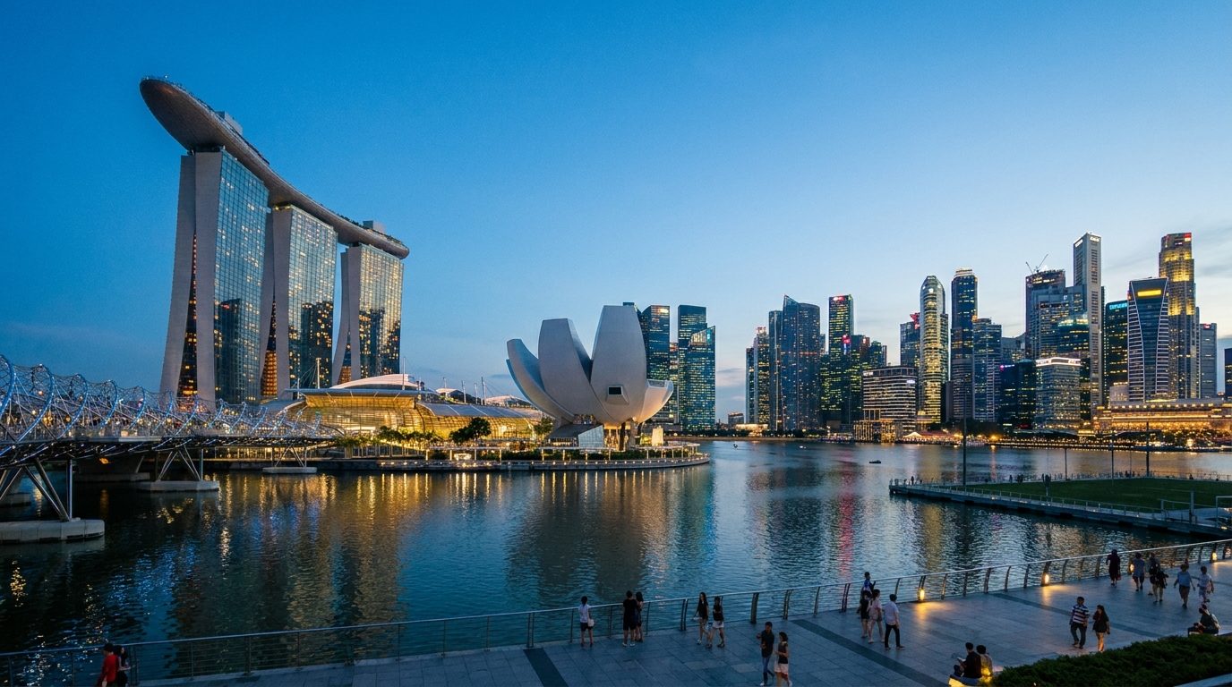 Skyline di Singapore